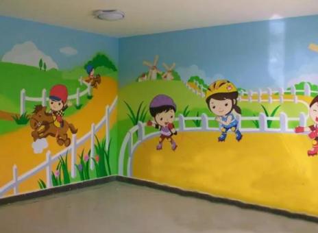  桐庐幼儿园墙体彩绘制作流程及注意事项