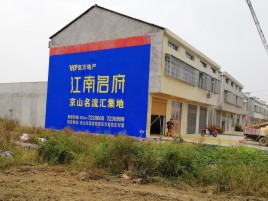  桐庐农村墙体广告在不同形式上面展现的不同特色