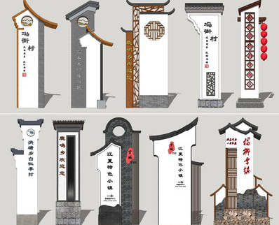  桐庐美丽乡村标识标牌有哪些分类？