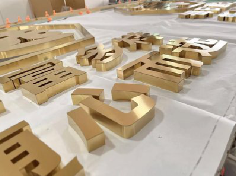  桐庐拉丝不锈钢字的特点。